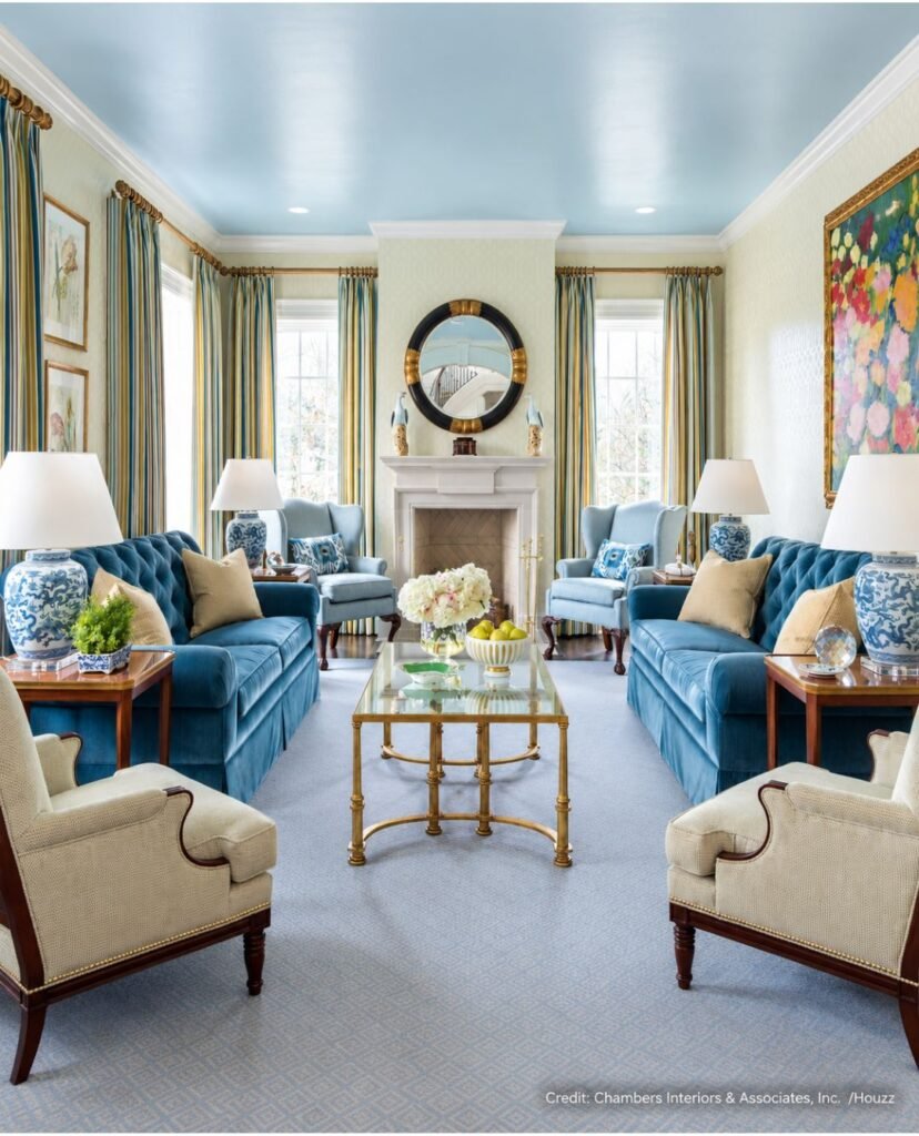 Tufted Velvet Sofa Pairing