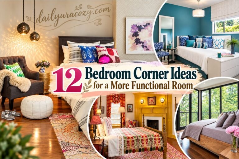 12 Bedroom Corner Ideas for a More Functional Room