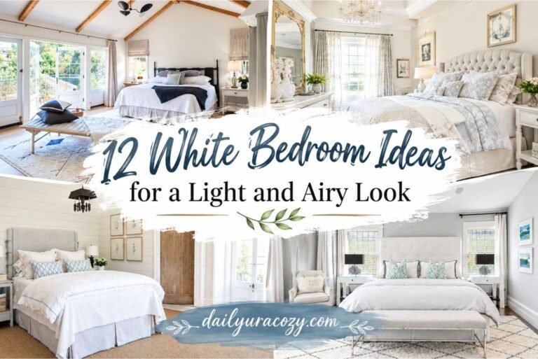 12 White Bedroom Ideas for a Light and Airy Look