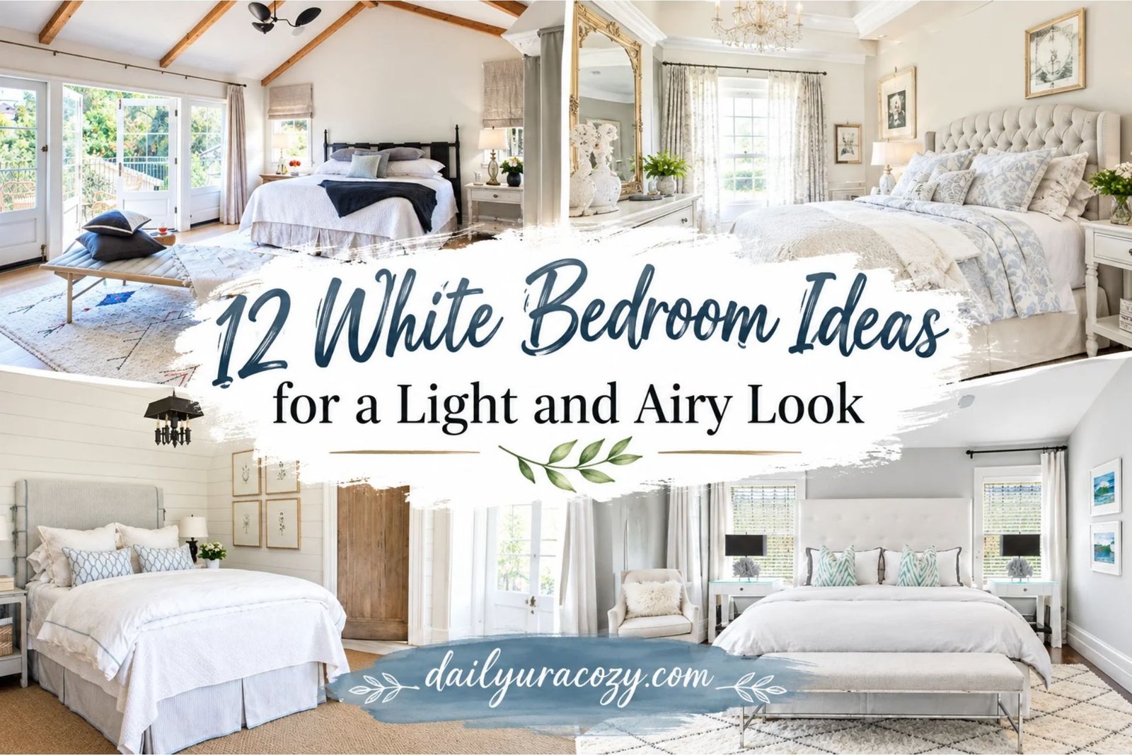12 White Bedroom Ideas for a Light and Airy Look