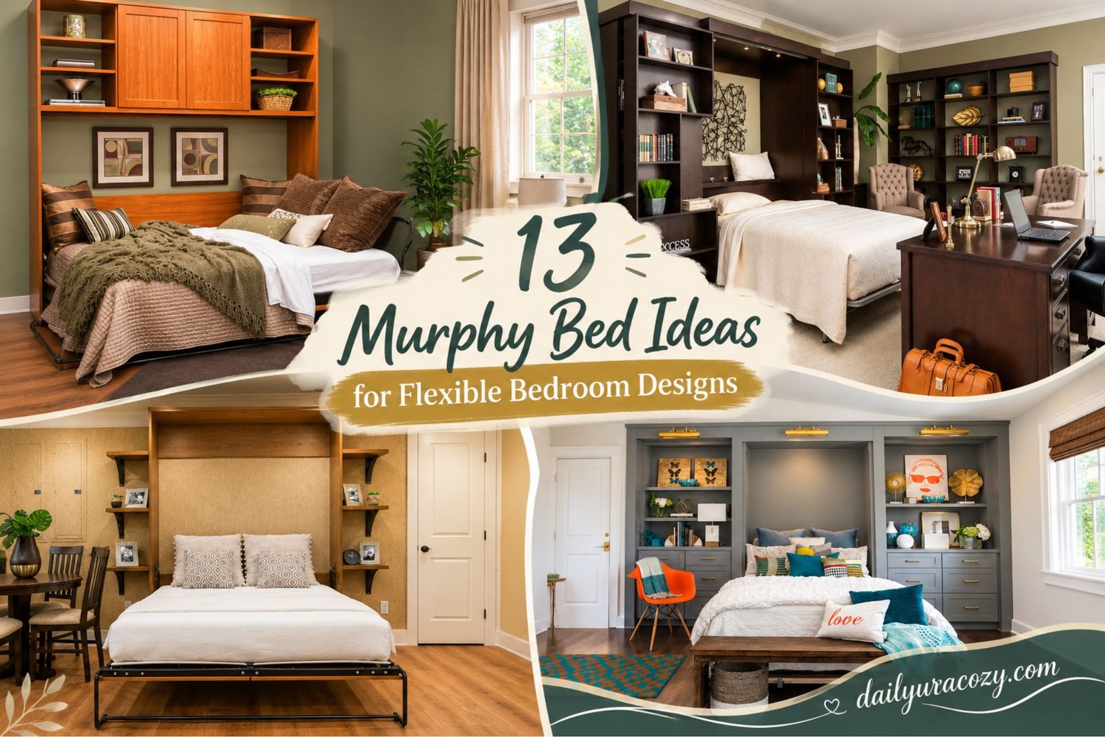 13 Murphy Bed Ideas for Flexible Bedroom Designs