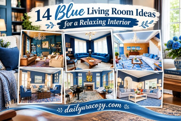 14 Blue Living Room Ideas for a Relaxing Interior 