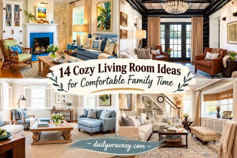14 Cozy Living Room Ideas for Comfortable Family Time