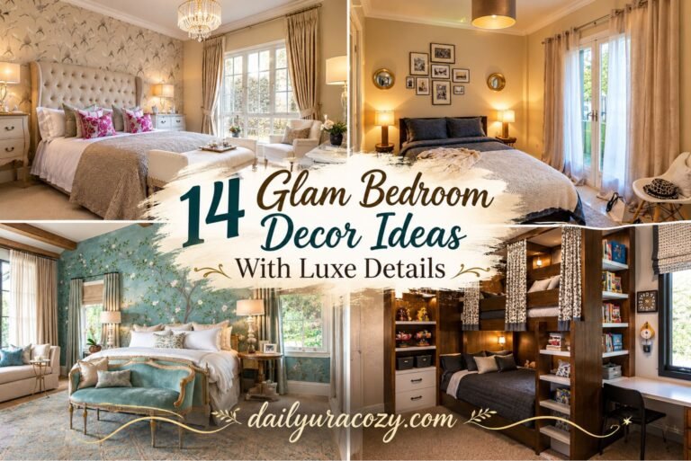 14 Glam Bedroom Decor Ideas With Luxe Details