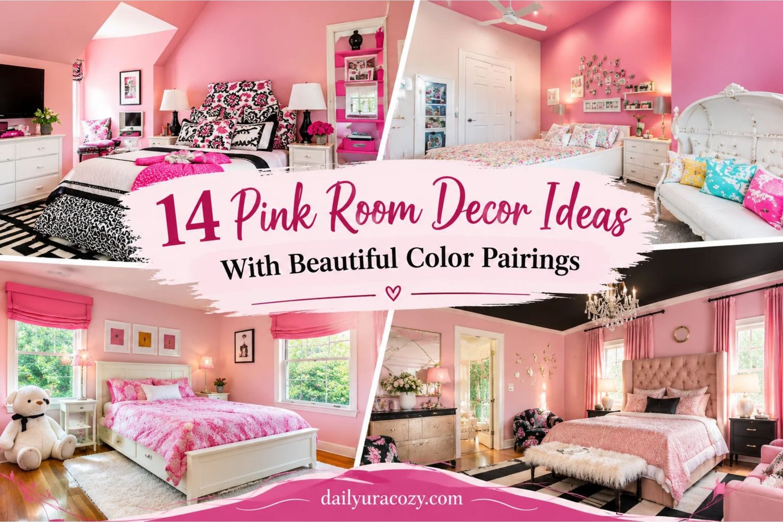 14 Pink Room Decor Ideas With Beautiful Color Pairings