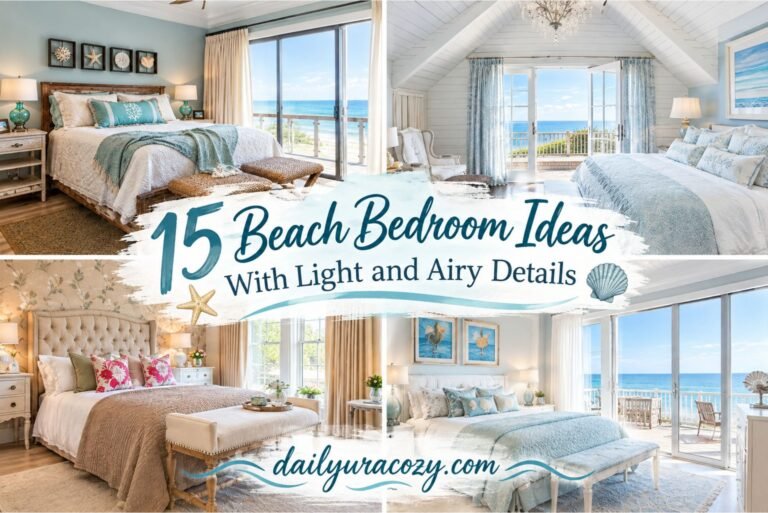 15 Beach Bedroom Ideas With Light and Airy Details