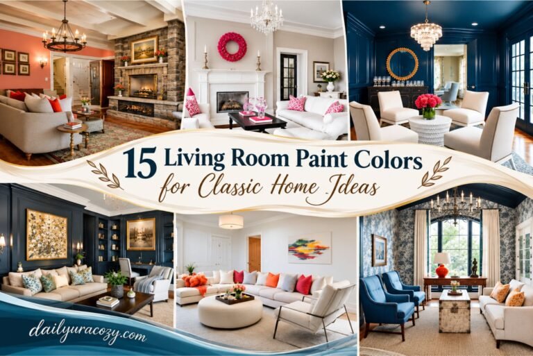 15 Living Room Paint Colors for Classic Home Ideas 