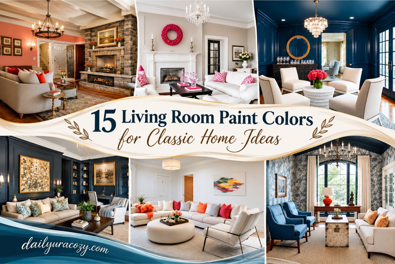 15 Living Room Paint Colors for Classic Home Ideas 