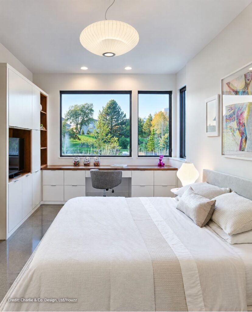 Across Sleek Bedside