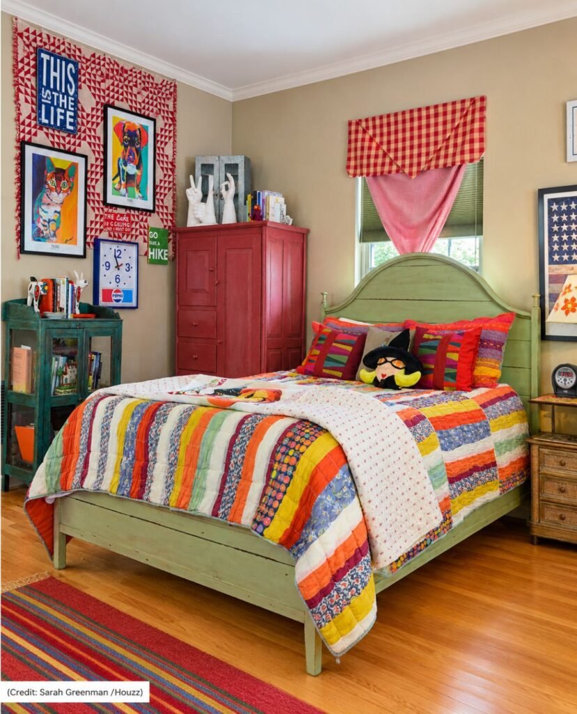 Gingham Valance Display