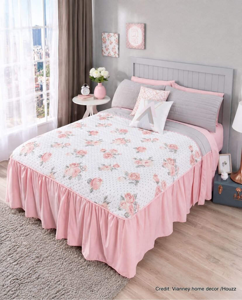 Patterned Throw Atop