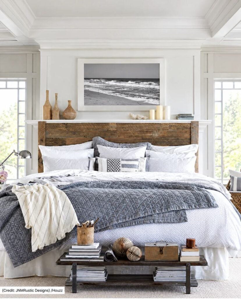Weathered Wood Headboard